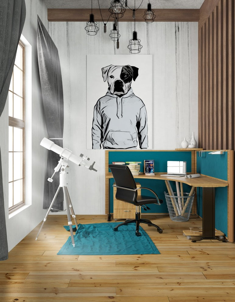 Cortesi Home "Cool Dog" by Nicklas Gustafsson, Giclee Canvas Wall Art, 18"x26"