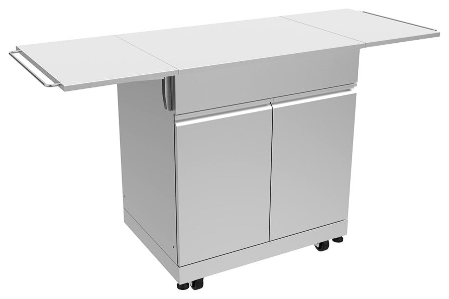 Transolid Single Utility Cabinet Outdoor Kitchen, Standard, Stainless Steel, Single Utility Cabinet With Folding Shelves