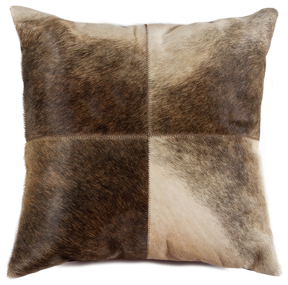 18"x18" Torino Quattro Pillow, Classic Brindle