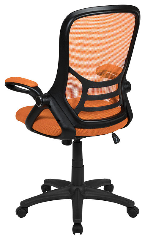 Orange Mesh Office Chair