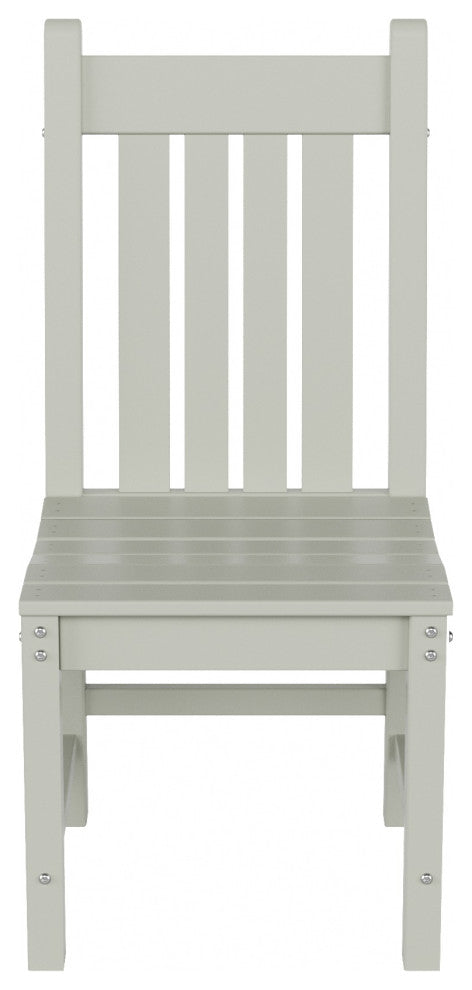 WestinTrends Outdoor Patio Poly Lumber Dining Chair, Fade UV Water Resistant, Sand