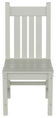 WestinTrends Outdoor Patio Poly Lumber Dining Chair, Fade UV Water Resistant, Sand