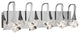 Rockne LED 5-Light Vanity, Chrome