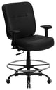 Big and Tall Office Chairs - Sektro Large Size Office Chairs, Black Leather