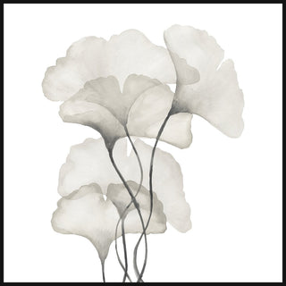 "Ginkgo Biloba Leaves" Floater Framed Painting Print, Canvas, 48"x48"