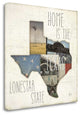 "Instastates III" By Jess Aiken, Giclee Print on Gallery Wrap Canvas