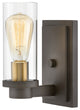 Hinkley Midtown Sconce Single Light Sconce, Oil Rubbed Bronze