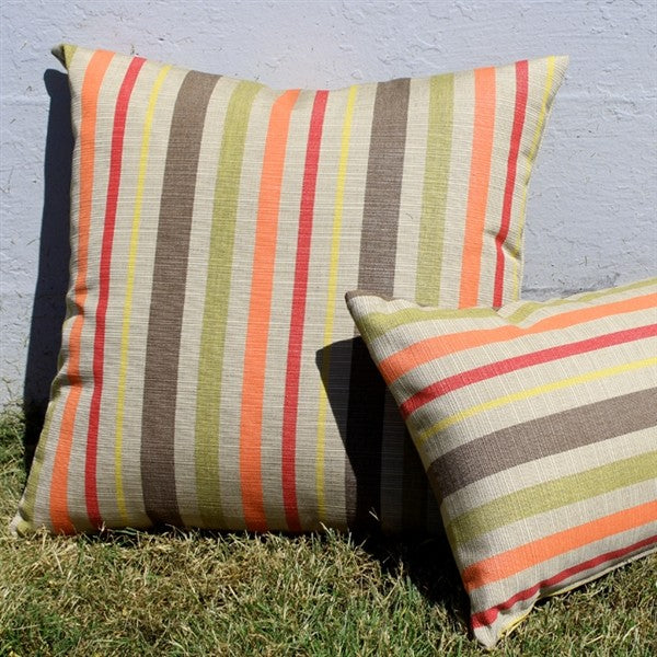 Pillow Decor - Sunbrella Solano Fiesta 20 x 20 Outdoor Pillow