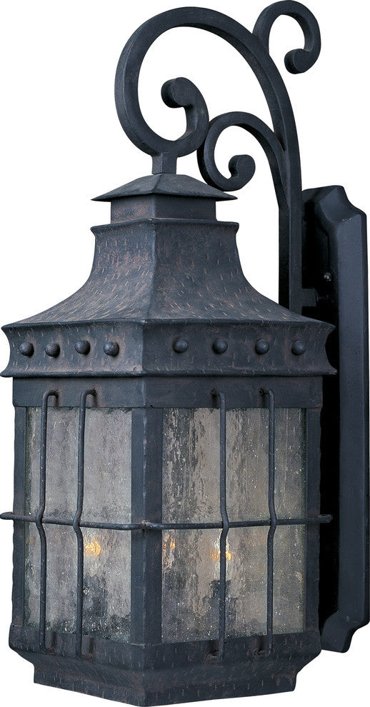 Maxim Nantucket 4-Light Outdoor Wall Lantern Country Forge - 30085CDCF