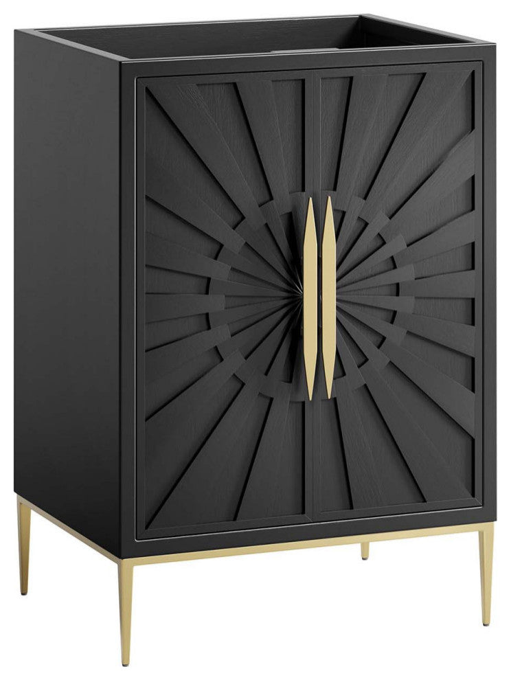 Awaken 24" Bathroom Vanity Cabinet, Black