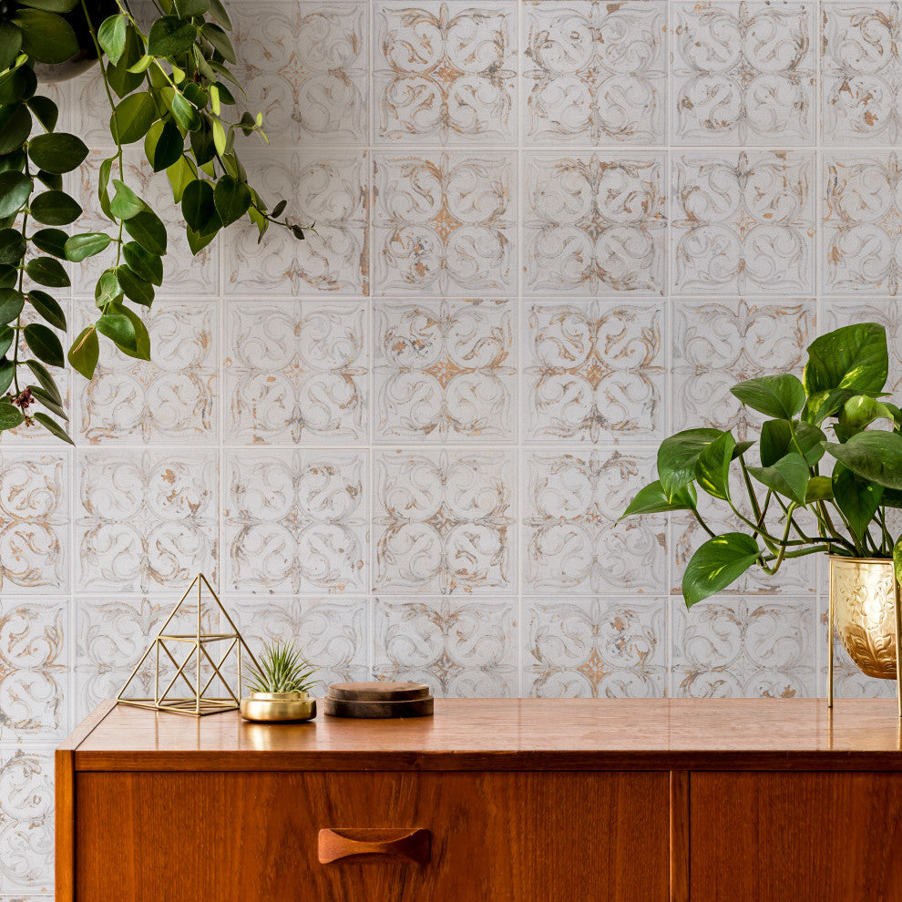 Antigua Lis White Porcelain Wall Tile