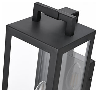 Home Living 5" Outdoor Wall Sconce, Black