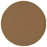 Oriental Weavers Karavia Collection Tan Solid Indoor/Outdoor Rug 7'10" RND