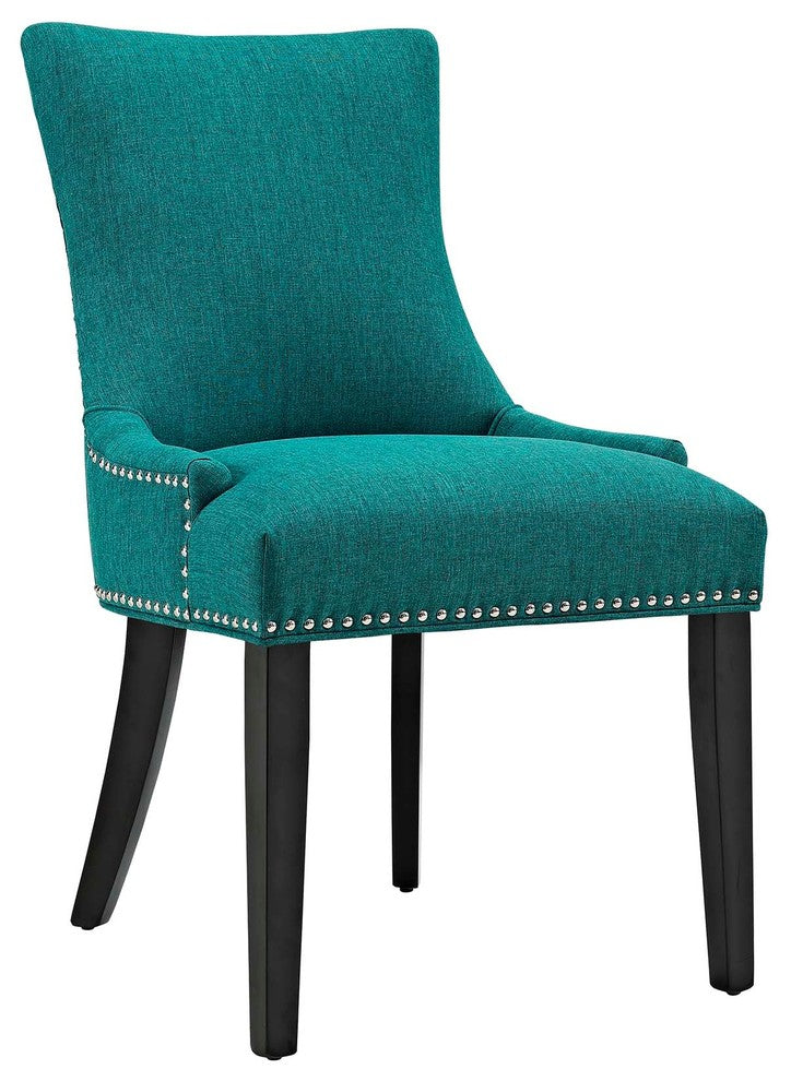 Marquis Dining Chair Fabric Set of 4, Teal