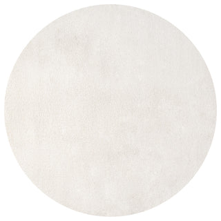 Haze Solid Low-Pile Cream 8' Round Area Rug