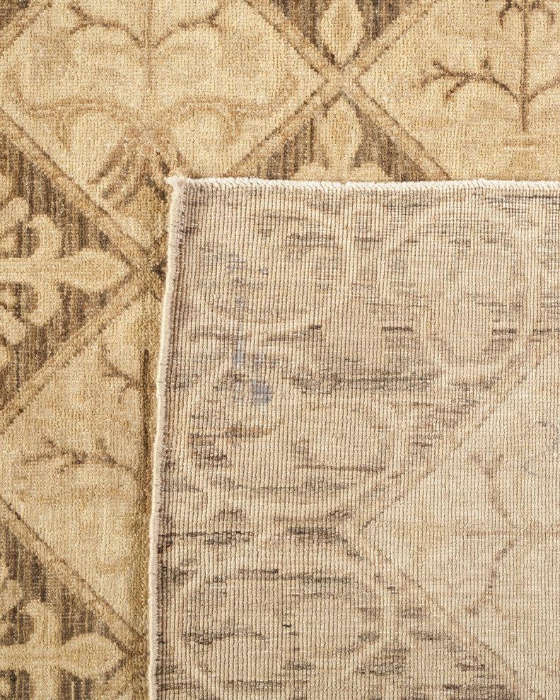 Eclectic, One-of-a-Kind Hand-Knotted Area Rug Gray, 8'2"x9'6"
