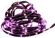 18' LED Indoor/Outdoor Christmas Linear Tape Lighting, Pink and Black