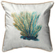 Blue Coral Extra Large Zippered Pillow 22x22