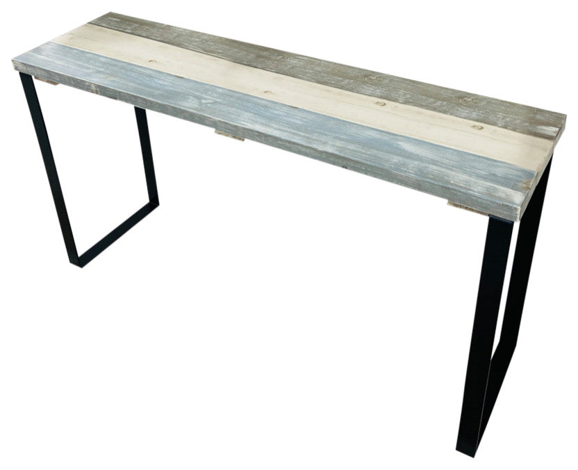 Barn Walls Bedroom Console Table Accent Table, Handcrafted, Farmhouse Mix, 58" Length