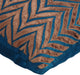 Blue Velvet Pillow Cover Sofa Pillow Covers, 20"x20", Chevron Escape