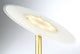 Tampa Single Pole Floor Lamp, Satin Brass