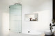 Bathtub Fixed Panel, Fluted Radius, Left Hand, Oil Rubbed Bronze
