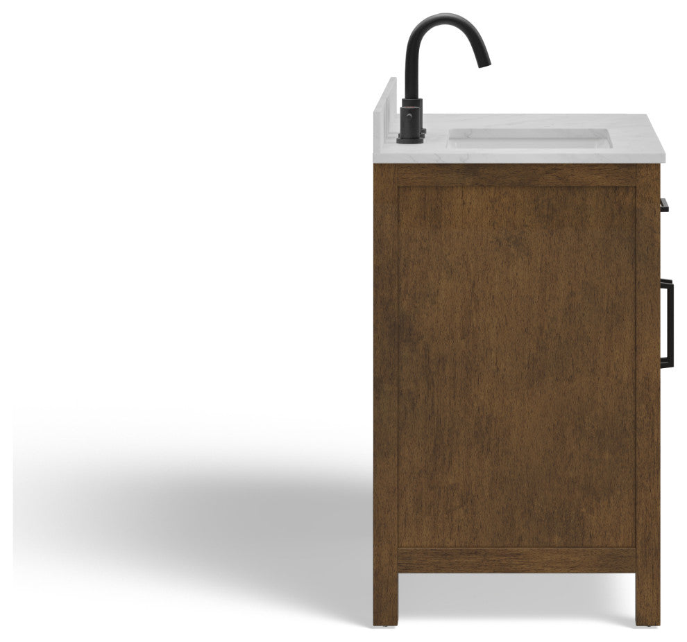 The Oswald Bathroom Vanity, Almond Latte, 36", Single Sink, Freestanding