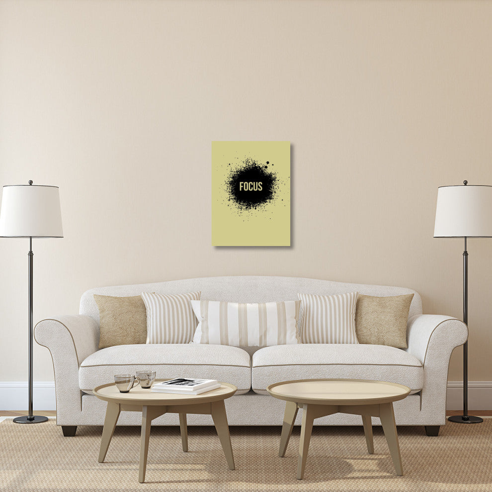 "Focus Poster Grey" Fine Art Print