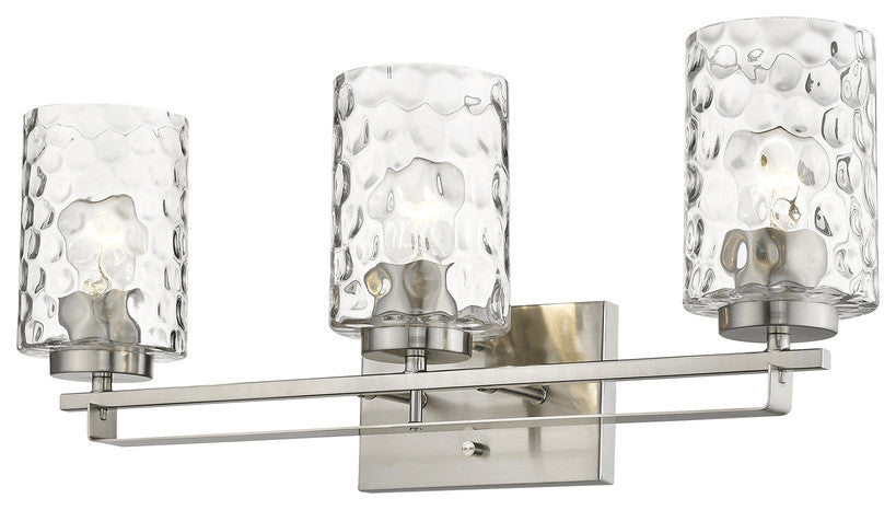 Livvy 3-Light Satin Nickel Vanity