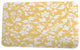 Floral Frolic Evelyn Floral Print Bath Mat, Yellow, 21"x34"