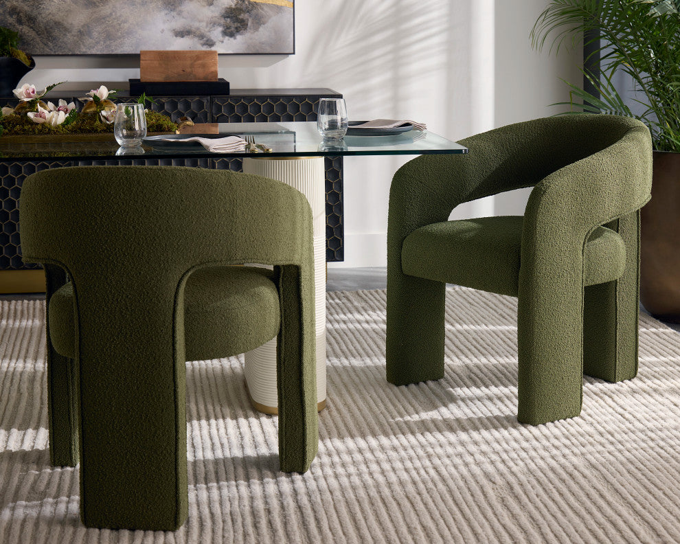 Isidore Dining Armchair, Copenhagen Olive