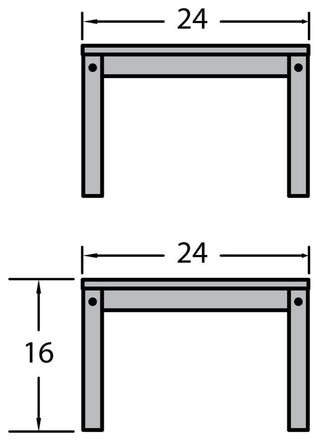 Adirondack Side Table, Federal Blue