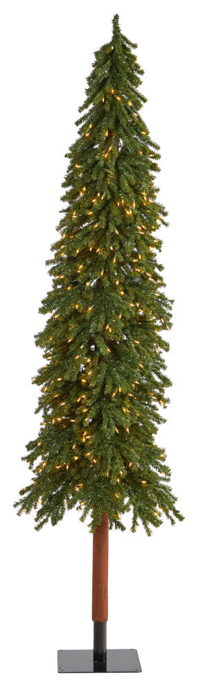 Nearly Natural 8ï¿½ Grand Alpine Artificial Christmas Tree with 500 Clear Lights