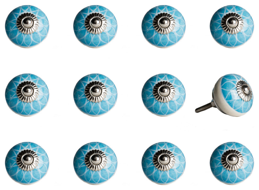 Knob-It Home Decor Classic Cabinet and Drawer Knobs, 12-Piece