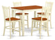 5 Pc Counter Height Dining Set - Counter Height Table And 4 Kitchen Chairs