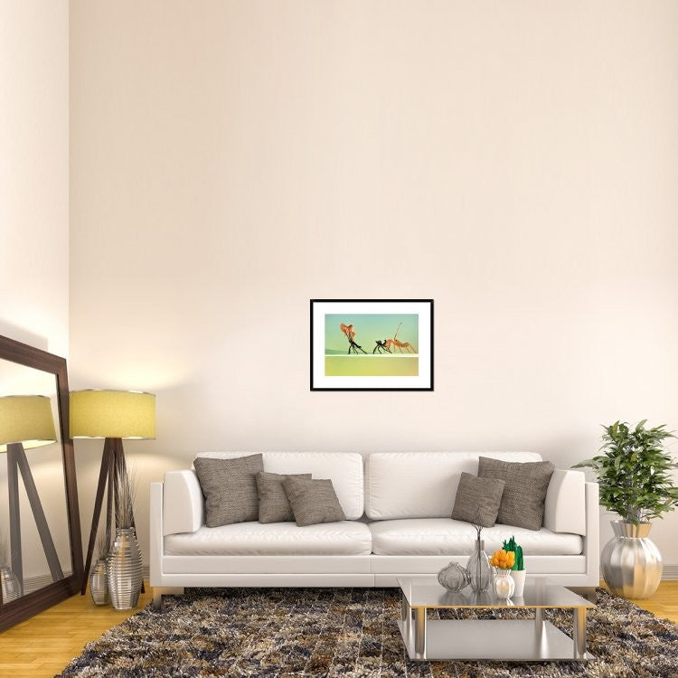 "Re-Born" Framed Digital Print by Donald Jusa, 32x24"