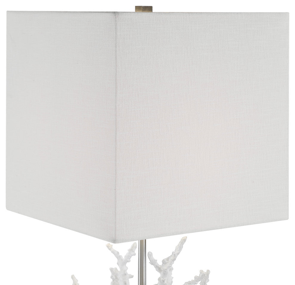 Uttermost Corallo White Coral Table Lamp 29679-1