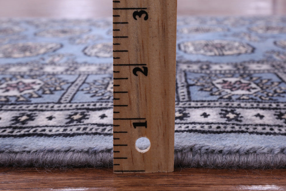 3' 1" X 5' 6" Silky Bokhara Hand-Knotted Wool Rug - Q13808