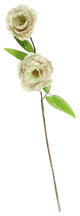 40" Ivory Brown and Green Decorative Spring Floral Artificial Craft Spray
