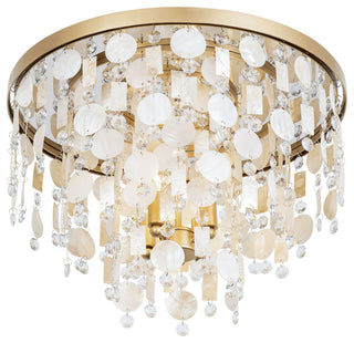 Kalani 4-Lt Semi-Flush - French Gold