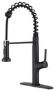 Givingtree Kitchen Faucet Pull Out Sprayer, Deck Mount Matte Blac