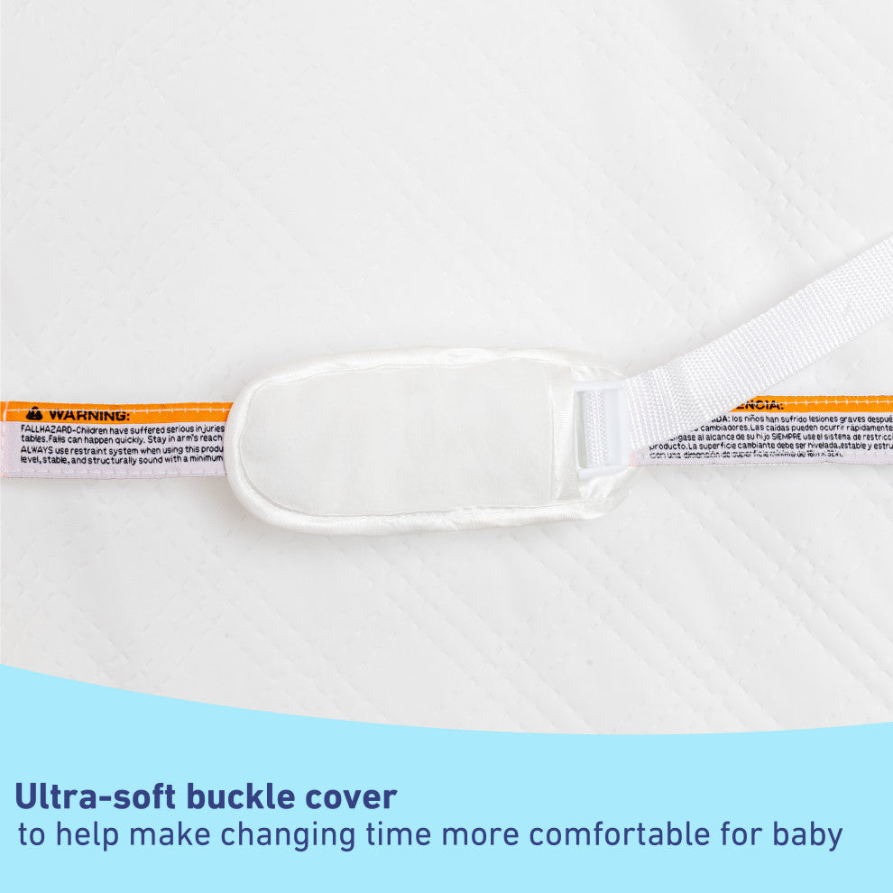 Graco Premium Contoured Infant and Baby Changing Pad, Ultra Soft Buckle Cover