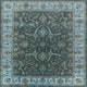 Ahgly Company Indoor Square Mid-Century Modern Area Rugs, 7' Square