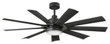 Hinkley Lighting 904260F-LWD Turbine 60" 9 Blade Smart LED Indoor - Matte Black