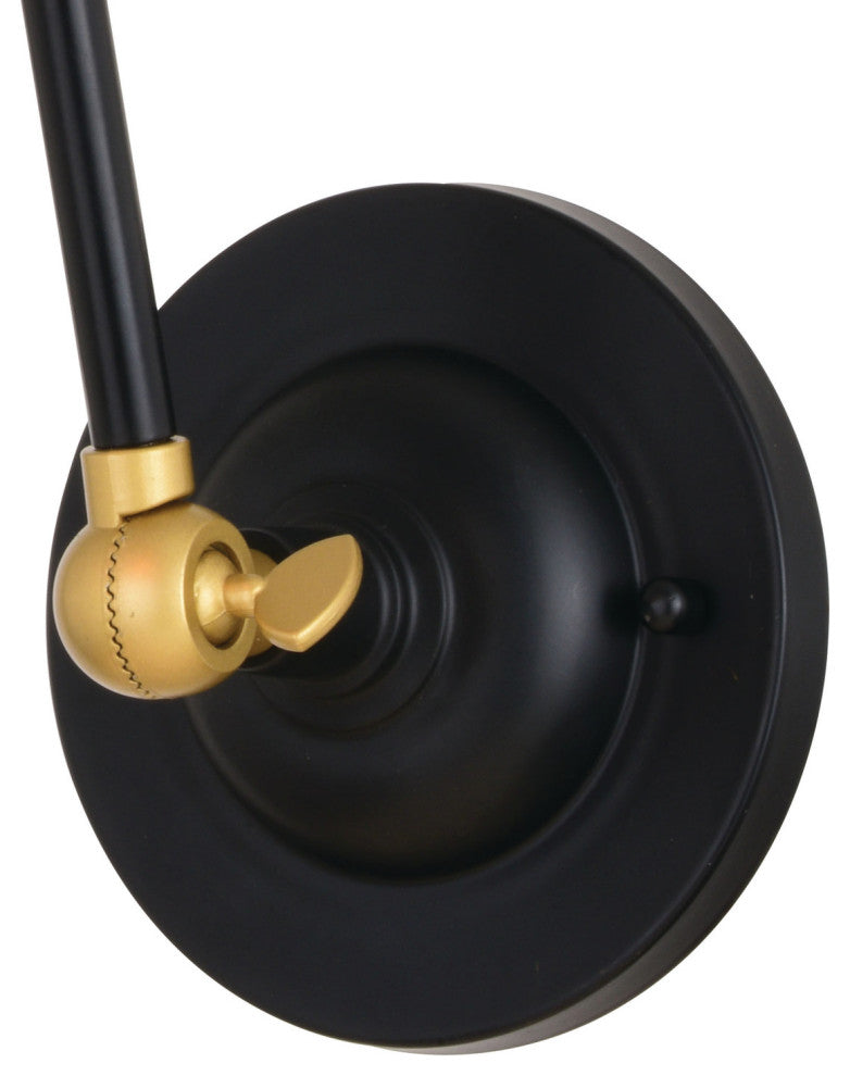 Alexis 6" Adjustable Wall Light Oil Rubbed Bronze and Satin Gold