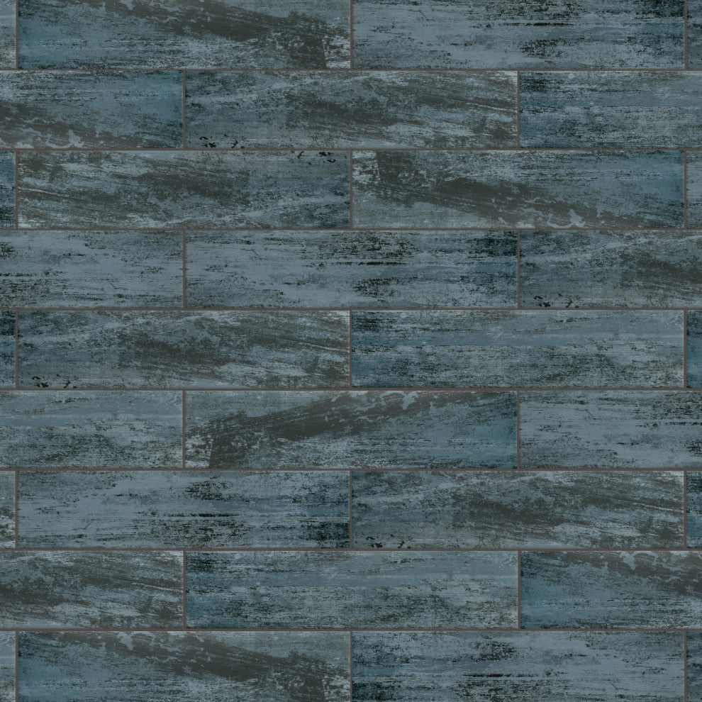 Cassis Black Porcelain Floor and Wall Tile Sample