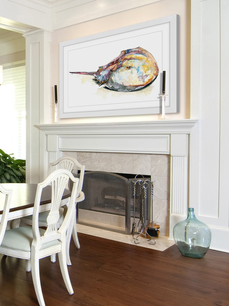 "Horseshoe Crab" Framed Print by Rachel Byler