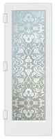 Interior Prehung Door or Interior Slab Door - Floweret - Primed - 24" x 80"...