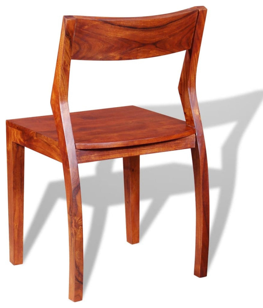 vidaXL Dining Chairs 6 pcs Solid Acacia Wood Sheesham
