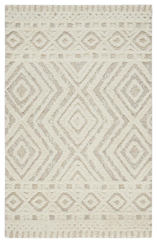 Weave & Wander Elika Beige 2'x3' Hand Tufted Area Rug